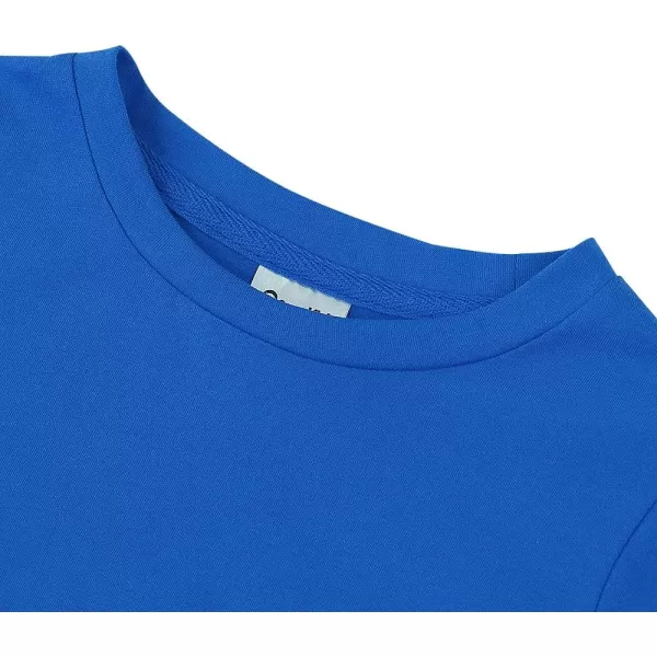 Noomelfish Girls Short Sleeve Fringe TShirts Soft Jersey Cotton Tee Tops 312 YearsRoyal Blue