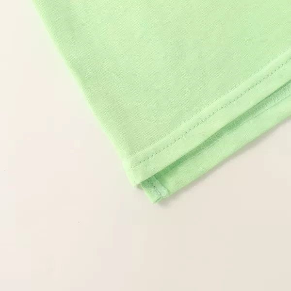 Noomelfish Girls Short Sleeve Heart Pocket Tshirts Casual Cotton Tee Tops Blouse 512 YearsLight Green
