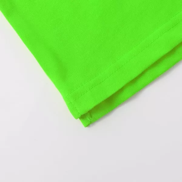 Noomelfish Girls Short Sleeve Heart Pocket Tshirts Casual Cotton Tee Tops Blouse 512 YearsNeon Green