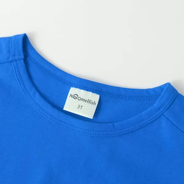 Noomelfish Girls Short Sleeve Heart Pocket Tshirts Casual Cotton Tee Tops Blouse 512 YearsRoyal Blue