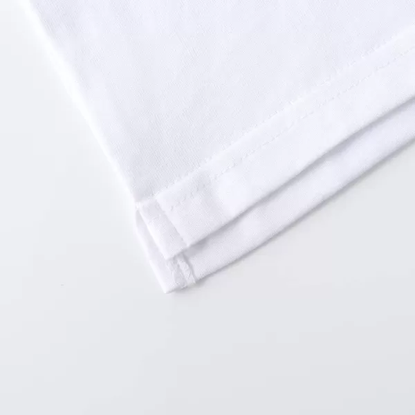 Noomelfish Girls Short Sleeve Heart Pocket Tshirts Casual Cotton Tee Tops Blouse 512 YearsWhite