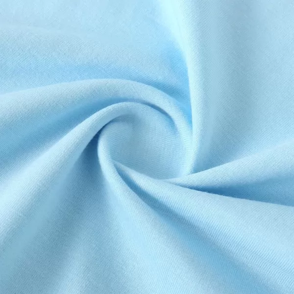 Noomelfish Girls Short Sleeve Layered Tulle Tutu Dress Ruffle Tiered Summer Princess Party Sundress 28 YearsLight Blue