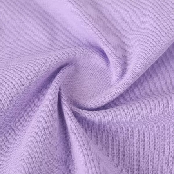 Noomelfish Girls Short Sleeve Layered Tulle Tutu Dress Ruffle Tiered Summer Princess Party Sundress 28 YearsLilac Purple