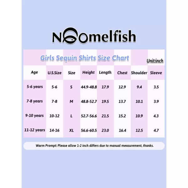 Noomelfish Girls Short Sleeve Sequin Shirts Party Glitter Sparkly Tops Blouse 512 YearsGreen
