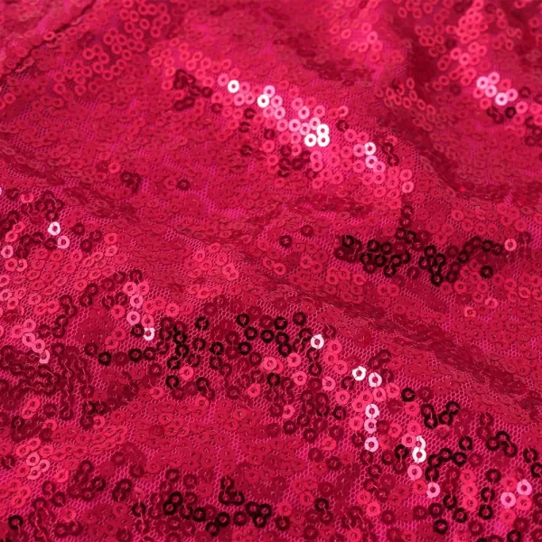 Noomelfish Girls Short Sleeve Sequin Shirts Party Glitter Sparkly Tops Blouse 512 YearsHot Pink