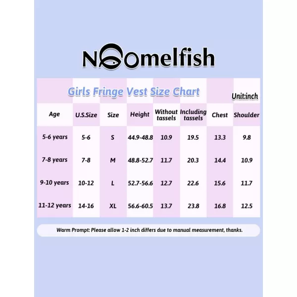 Noomelfish Girls Suede Fringe Vest Sleeveless Boho Tassels Jacket Cardigan 512 YearsKhaki