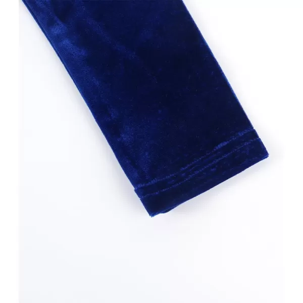 Noomelfish Girls Velvet Bodycon Dress Long Sleeve Fancy Party Pencil Dresses 512 YearsRoyal Blue