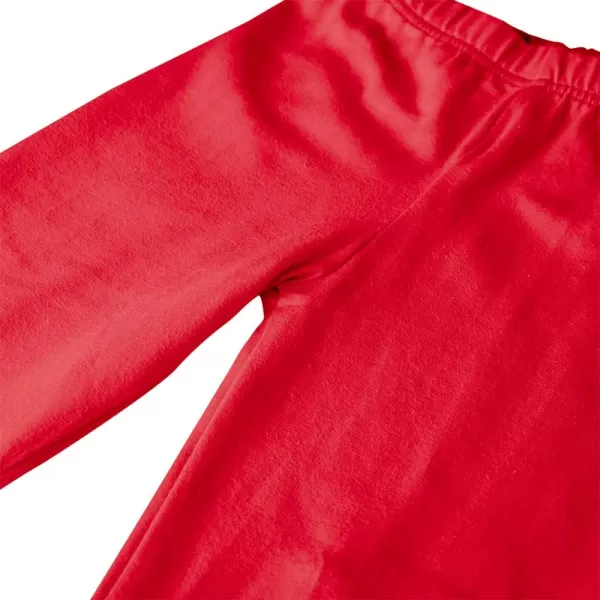 Noomelfish Girls Cotton Bow Stretch Leggings Kids Soft Ankle Length Tights Pants 412 YearsRed