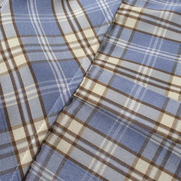 Noomelfish Girls Plaid Sleeveless Button Down Shirt Tie Knot Blouse Tank Tops 512 YearsBlue Plaid