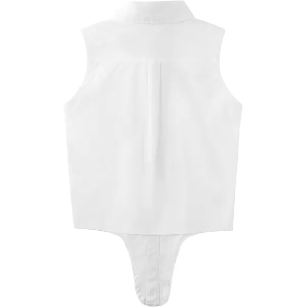 Noomelfish Girls Plaid Sleeveless Button Down Shirt Tie Knot Blouse Tank Tops 512 YearsWhite