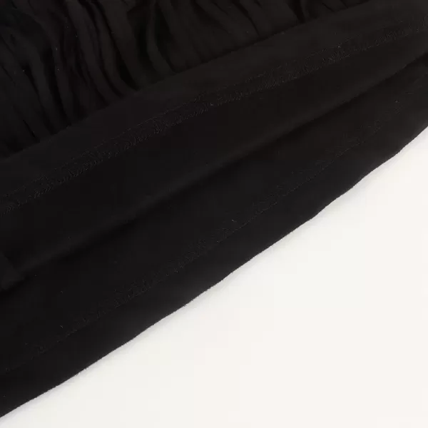 Noomelfish Girls Suede Fringe Skirt Boho Tassel Layered Ruffle Skirt 512 YearsBlack