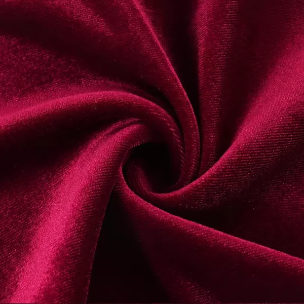 Noomelfish Girls Velvet Stretch Mini Flared Pleated Skater Skirt 412 YearsBurgundy