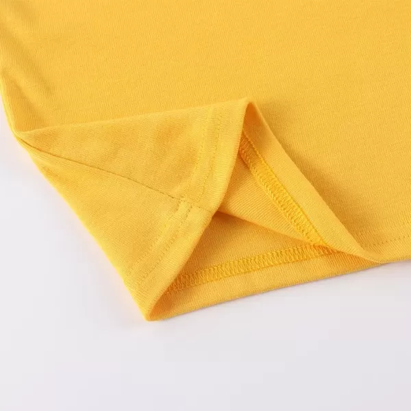 Noomelfish Girls Long Bell Sleeve Top Cute Western Shirts Blouse 512 YearsGold Yellow
