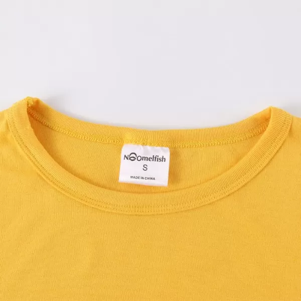 Noomelfish Girls Long Bell Sleeve Top Cute Western Shirts Blouse 512 YearsGold Yellow