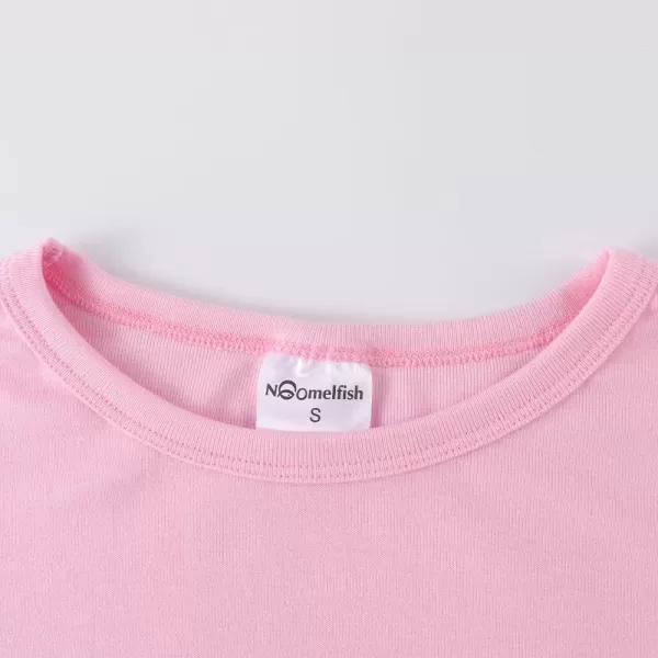 Noomelfish Girls Long Bell Sleeve Top Cute Western Shirts Blouse 512 YearsPink