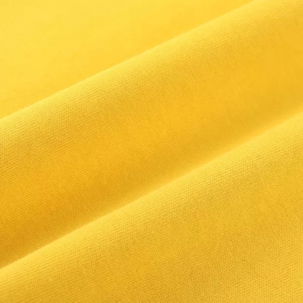 Noomelfish Girls Long Sleeve Heart Pocket TShirts Casual Cotton Tee Tops Blouse 512 YearsGlod Yellow