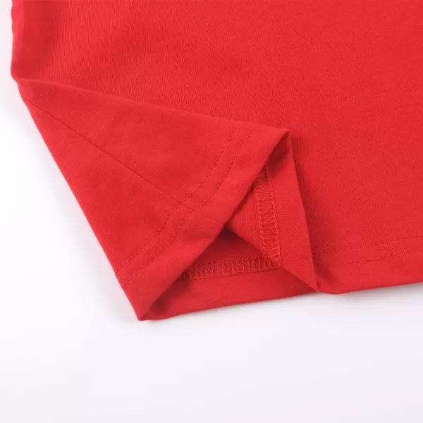 Noomelfish Girls Long Sleeve Heart Pocket TShirts Casual Cotton Tee Tops Blouse 512 YearsRed