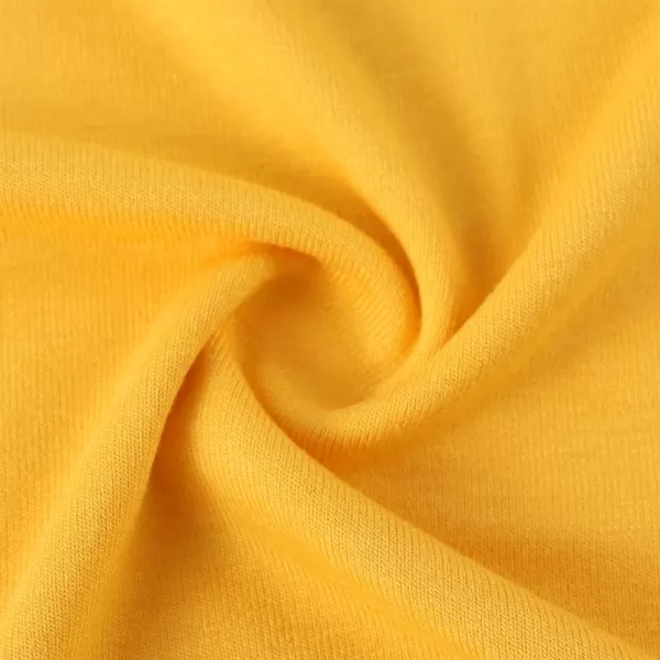 Noomelfish Girls Peplum Tunic Tops Cute Long Sleeve Shirts Blouses 512 YearsGlod Yellow