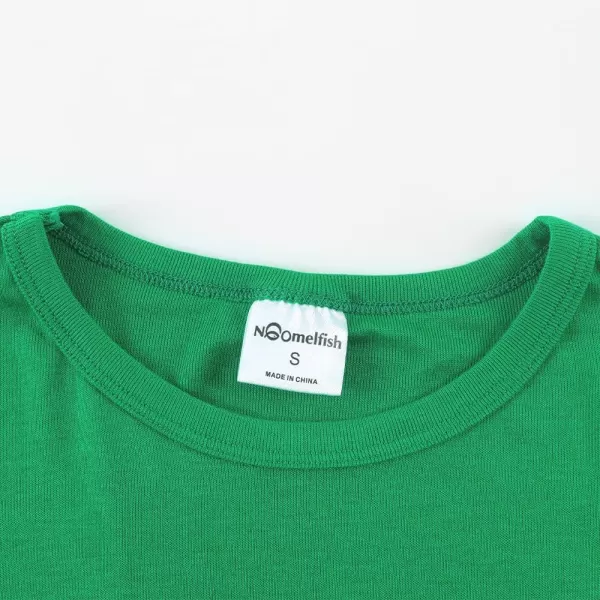 Noomelfish Girls Peplum Tunic Tops Cute Long Sleeve Shirts Blouses 512 YearsGreen