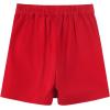 imageNoomelfish Girls Wrap Skort Cute School Uniform Skirt Shorts 512 YearsRed