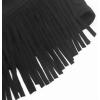 imageNoomelfish Kids Faux Suede Fringe Shorts Tassel Cowgirl Outfits with Pockets 512 YearsBlack