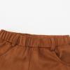imageNoomelfish Kids Faux Suede Fringe Shorts Tassel Cowgirl Outfits with Pockets 512 YearsBrown