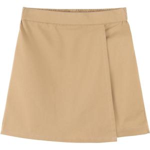 imageNoomelfish Girls Wrap Skort Cute School Uniform Skirt Shorts 512 YearsKhaki