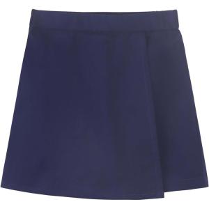 imageNoomelfish Girls Wrap Skort Cute School Uniform Skirt Shorts 512 YearsNavy Blue