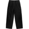 imageNoomelfish Girls Linen Wide Leg Baggy Pants Cute Loose Palazzo Harem Trouser with Pockets 512 YearsBlack
