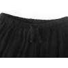 imageNoomelfish Girls Linen Wide Leg Baggy Pants Cute Loose Palazzo Harem Trouser with Pockets 512 YearsBlack