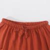 imageNoomelfish Girls Linen Wide Leg Baggy Pants Cute Loose Palazzo Harem Trouser with Pockets 512 YearsBrick Red