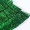 imageNoomelfish Girls Tinsel Fringe Skirt Sparkly Tassel Metallic Party Skirt512 YearsGreen