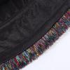 imageNoomelfish Girls Tinsel Fringe Skirt Sparkly Tassel Metallic Party Skirt512 YearsRainbow