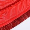 imageNoomelfish Girls Tinsel Fringe Skirt Sparkly Tassel Metallic Party Skirt512 YearsRed