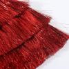 imageNoomelfish Girls Tinsel Fringe Skirt Sparkly Tassel Metallic Party Skirt512 YearsRed