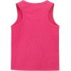imageNoomelfish Girls Ribbed Racerback Tank Tops Cotton Cute Basic Dance Sleeveless Shirts 412 YearsHot Pink