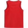 imageNoomelfish Girls Ribbed Racerback Tank Tops Cotton Cute Basic Dance Sleeveless Shirts 412 YearsRed