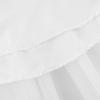 imageNoomlfish Girls High Low Long Tutu Skirts Kids Tulle Party Maxi Skirt 412 YearsWhite