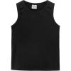 imageNoomelfish Girls Ribbed Racerback Tank Tops Cotton Cute Basic Dance Sleeveless Shirts 412 YearsBlack