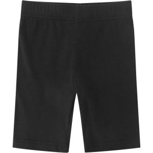imageNoomelfish Girls Biker Ribbed Shorts Kides Cotton Kint Long Shorts 512 YearsBlack