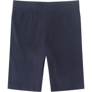 imageNoomelfish Girls Biker Ribbed Shorts Kides Cotton Kint Long Shorts 512 YearsNavy Blue