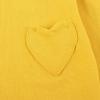imageNoomelfish Girls Long Sleeve Heart Pocket TShirts Casual Cotton Tee Tops Blouse 512 YearsGold Yellow
