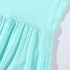 imageNoomelfish Girls Long Sleeve Maxi Dress Solid Color Casual Long Dresses with Pockets 412 YearsBlue