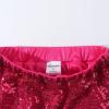 imageNoomelfish Girls Sparkly Sequin Skirt Kids Elastic Waist Mini Pencil Skirts 512 YearsHot Pink