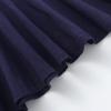 imageNoomelfish Girls Suspender Skater Skirt Stretchy Cotton Flared Overall Dress 412 YearsNavy Blue