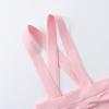 imageNoomelfish Girls Suspender Skater Skirt Stretchy Cotton Flared Overall Dress 412 YearsPink