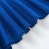 imageNoomelfish Girls Suspender Skater Skirt Stretchy Cotton Flared Overall Dress 412 YearsRoyal Blue