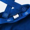 imageNoomelfish Girls Suspender Skater Skirt Stretchy Cotton Flared Overall Dress 412 YearsRoyal Blue