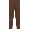 imageNoomelfish Girls Ripped Leggings Stretch Cutout Distressed Yoga Pants512 YearsBrown