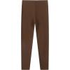 imageNoomelfish Girls Ripped Leggings Stretch Cutout Distressed Yoga Pants512 YearsBrown